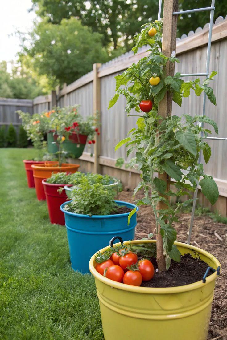 20 Essential  Bucket Gardening Tips for Thriving Plants